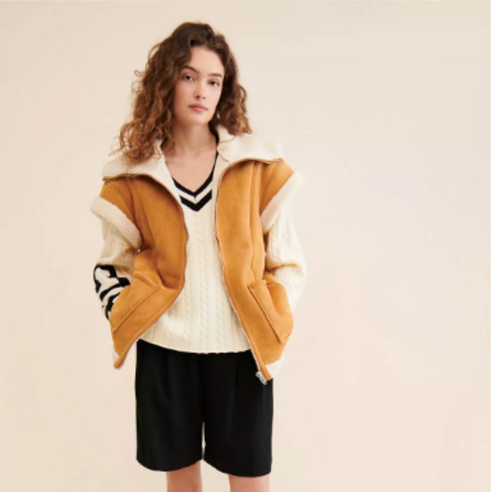 Biscotti Faux Suede Vest